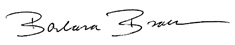 Unterschrift Barbara Braun